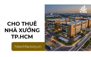 Cho thuê nhà xưởng TP.HCM ở đâu? Những điều doanh nghiệp cần biết