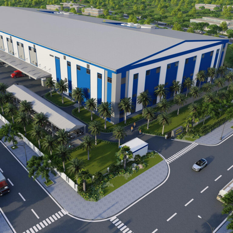 Ảnh 3D nhà xưởng Hitech Bình Chiểu
