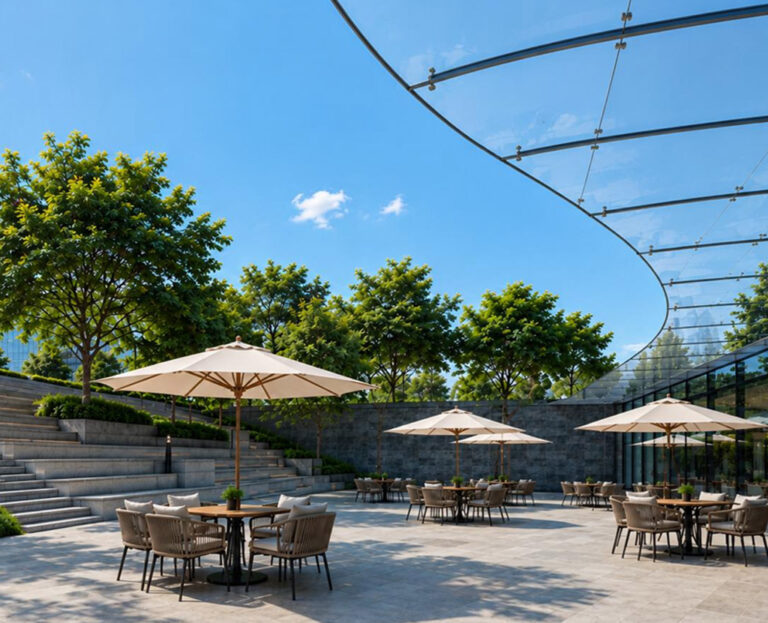 Phối cảnh tòa nhà văn phòng Hitech Quang Trung