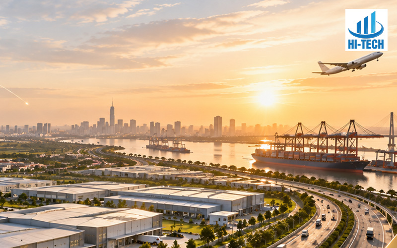 Nhà xưởng hiện đại đáp ứng nhu cầu sản xuất và logistics