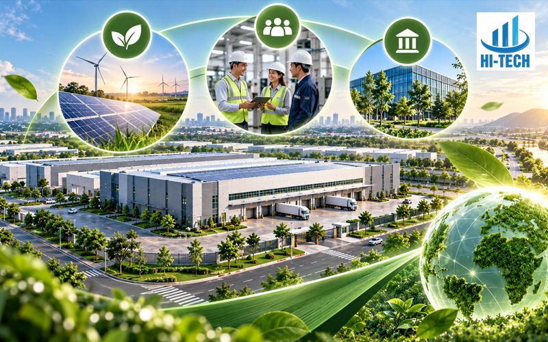 ESG trong bất động sản công nghiệp hướng đến phát triển xanh và bền vững