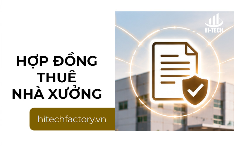 Hợp đồng thuê nhà xưởng gồm những gì? Lưu ý trước khi ký