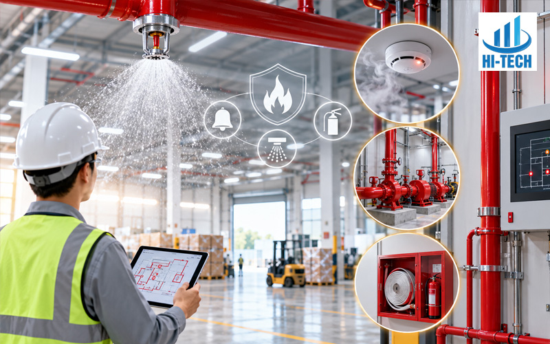 Giải pháp phòng cháy chữa cháy đảm bảo an toàn cho nhà xưởng công nghiệp