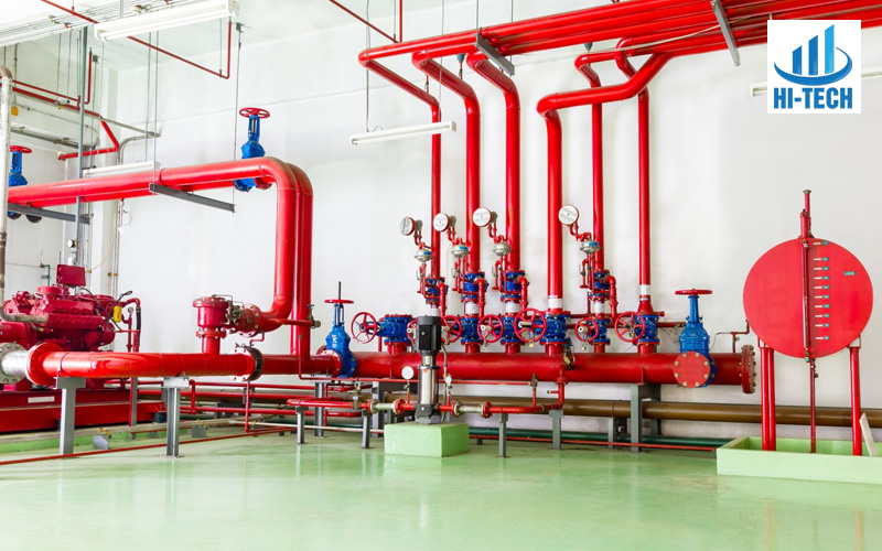 Hệ thống PCCC nhà xưởng được lắp đặt hoàn chỉnh