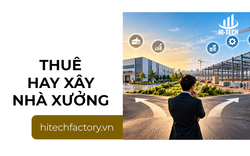 Thuê hay xây nhà xưởng? Phân tích chi phí và lợi ích cho doanh nghiệp